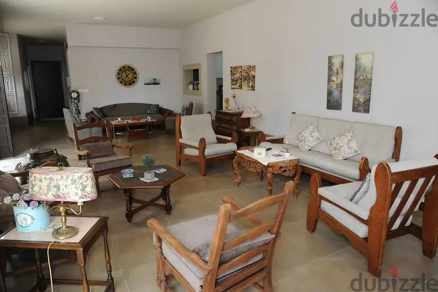 Mansourieh Prime (250Sq) Furnished 3 BEDROOMS + Garden , (MANR-143) 1