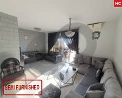 REF#HC00368! 120sqm semi furnished apartment in Ballouneh for sale!