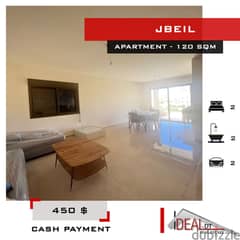 Furnished apartment for rent in jbeil 120 SQM REF#JH17202