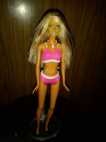 Barbie CALI GIRL SURF Mattel As New doll bend legs hair in Bikini 6