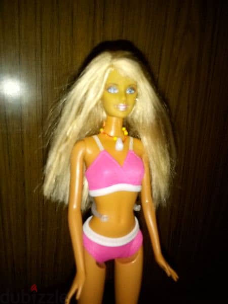 Barbie CALI GIRL SURF Mattel As New doll bend legs hair in Bikini=17$ 4