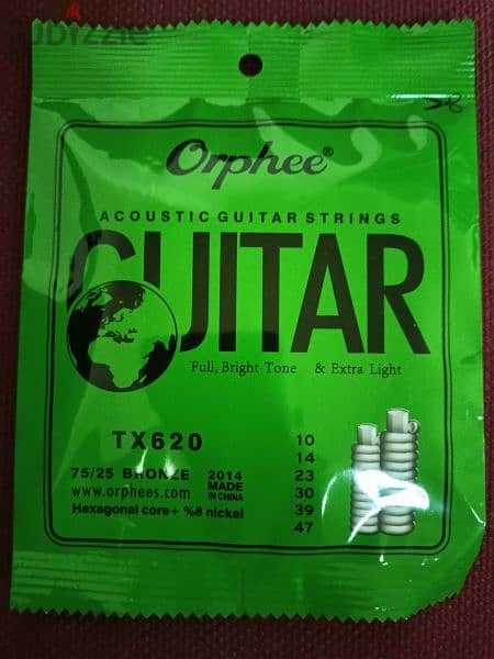 New Acoustic Guitar Strings - Orphee 4