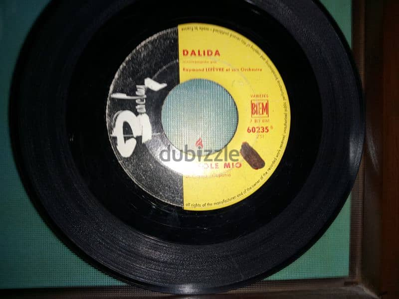 vinyl record dalida 45 rpm - 2 1
