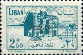 طابع لبنان إغاثة وتعمير سنة ١٩٦٢ MNH 0