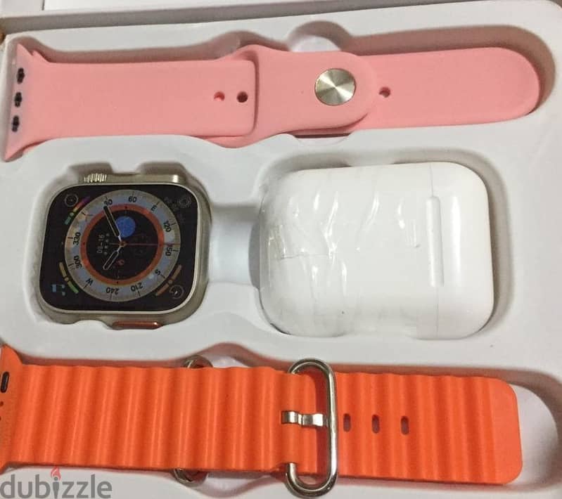 smart watch i 8 ultra BIG 2.0 + earphones 3