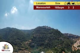 Mansourieh 165m2 | Prime Location | Astonishing View | 0
