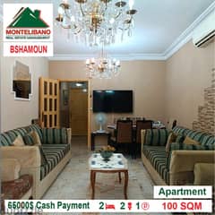 65000$ Cash Payment!!! Apartment for sale in Bshamoun!!! 0