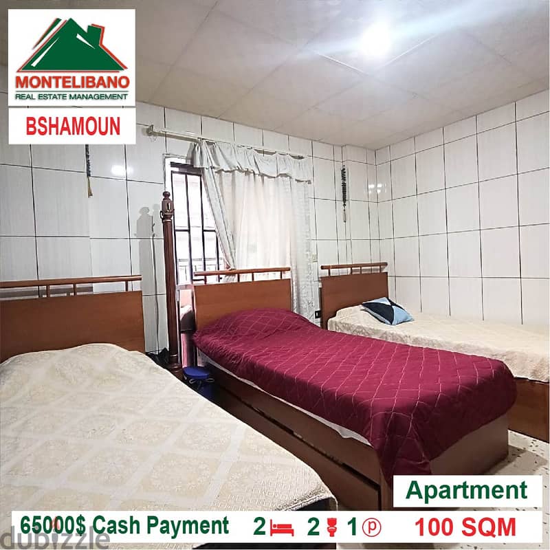 65000$ Cash Payment!!! Apartment for sale in Bshamoun!!! 1