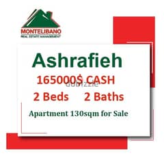 165000$ - Cash Payment!! Apartment for sale in ACHRAFIEH!!!! 0