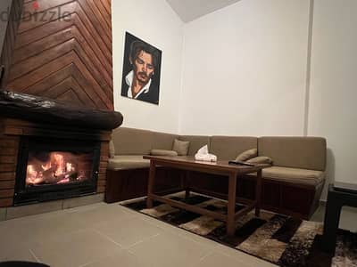 Faraya Chalet 70SQM - 1 Bedroom 450$/Month in Heart of faraya Village