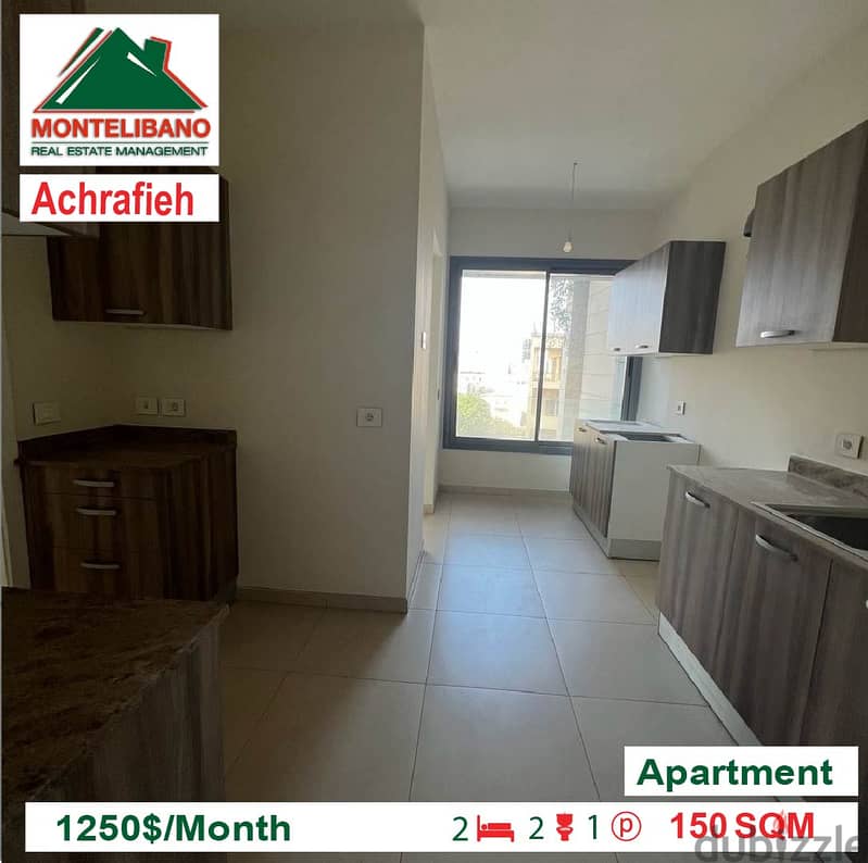 1250$/Month!! Apartment for rent in Achrafieh!!! 1