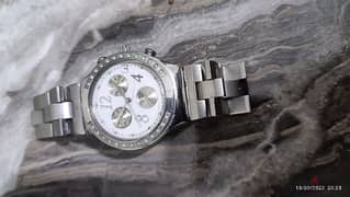 ساعه سوواتش swatch نضيفه كرونو كلو شغال تمام