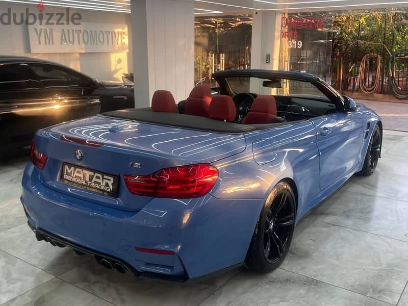 2015 BMW M4 Convertible tuned with aftermarket down pipes charge pipes 4