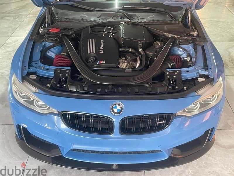 2015 BMW M4 Convertible tuned with aftermarket down pipes charge pipes 16