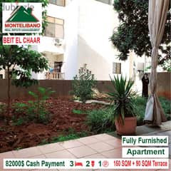 82000$ Cash Payment!!! Apartment for sale in Beit el Chaar!!!