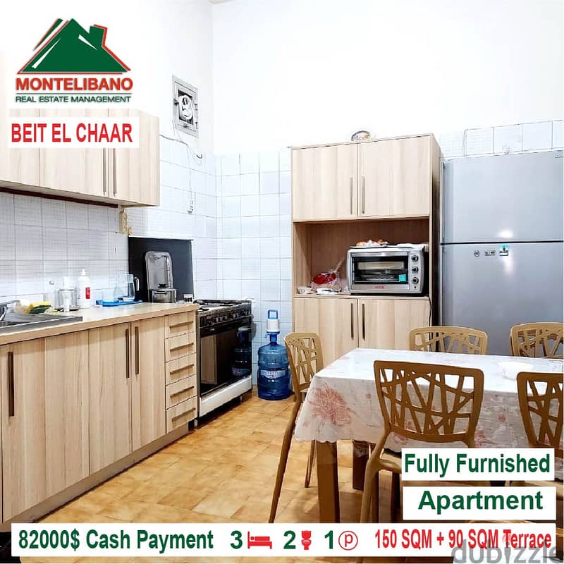 82000$ Cash Payment!!! Apartment for sale in Beit el Chaar!!! 2