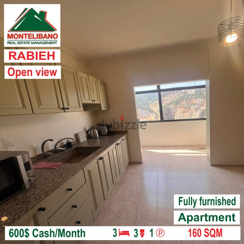 Fully furnished apartment for rent in RABIEH!!! 2