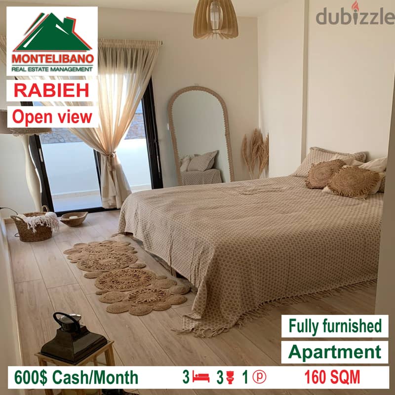 Fully furnished apartment for rent in RABIEH!!! 3