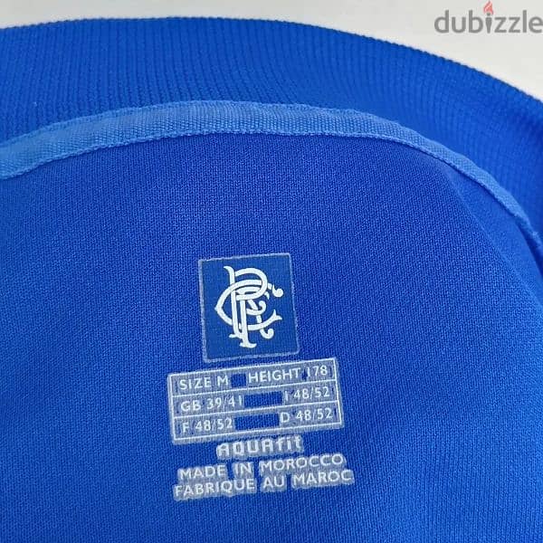 2002/03 Glasgow Rangers Home Football Shirt / Diadora Soccer Jersey