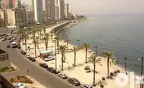 Furnished In Ain El Mraiseh + Sea View (220Sq) 3 Bedrooms , (JNR-189)