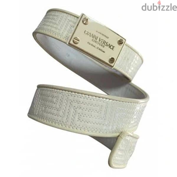 Authentic versace outlet belt