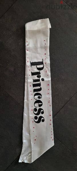 Princess Sash White