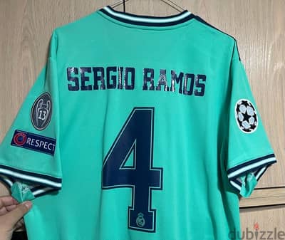 sergio ramos 4 real madrid 2020 away climalite edition adidas jersey