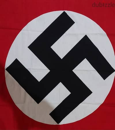 Replica square German Nazi Sawastica Flag  of WW II 50 cm side