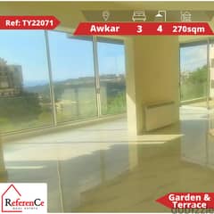 Apartment with Garden & Terrace in Awkar شقة بحديقة وتراس في عوكر 0
