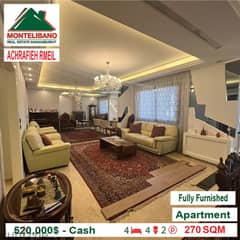 520,000$ Cash payment!!! Apartment for sale in Achrafieh Rmeil!! 0