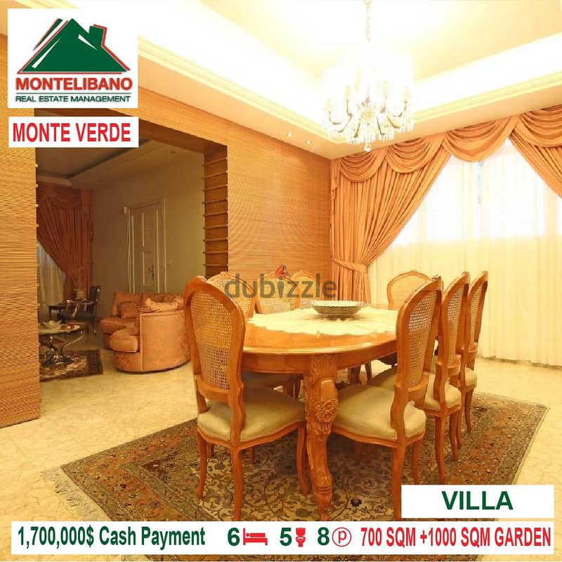 1,700,000$ Cash Payment! Villa for sale in Monte Verde!Prime Location! 4