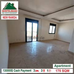 130000$ Cash Payment!!! Apartment for sale in New Rawda!!!