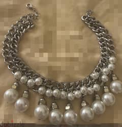 Faux bijoux Pearl  choker  by Parfois 0