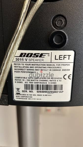 BOSE DOUBLE SIDED SPEAKERS 5