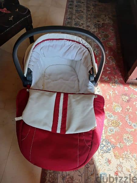 peg perego 3 in 1 system stroller, car seat, port bebe(bassinet) 5