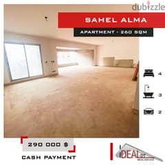 Apartment for sale in sahel alma 260 SQM REF#MA15032 0