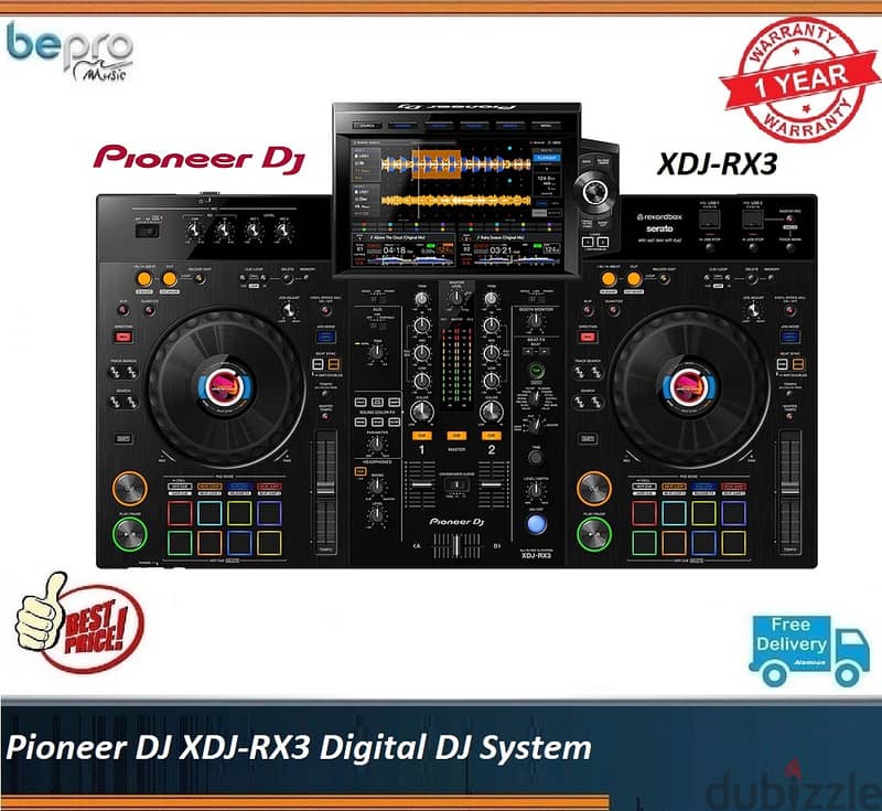 Pioneer distributor DJ XDJ-RX3 Digital DJ System, Warranty 1 year 0