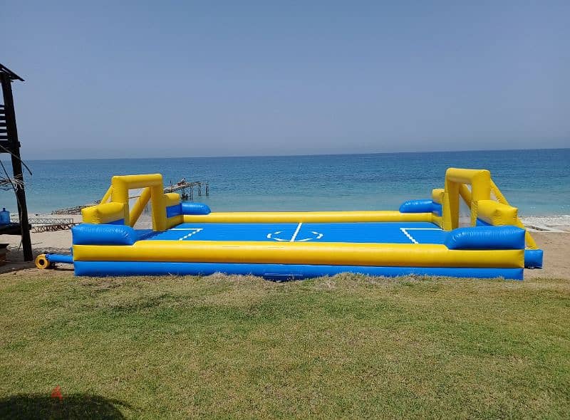 inflatable soap football field 0