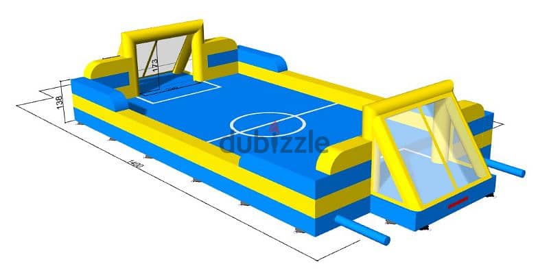 inflatable soap football field 5