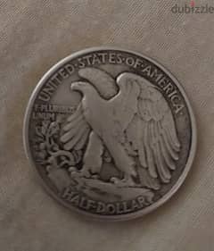 USA Dancing Liberity Silver Half Dollar coin year 1944 wieght 12.5 gr 0