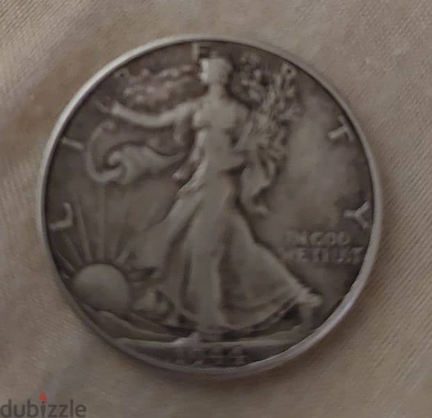 USA Dancing Liberity Silver Half Dollar coin year 1944 wieght 12.5 gr 1
