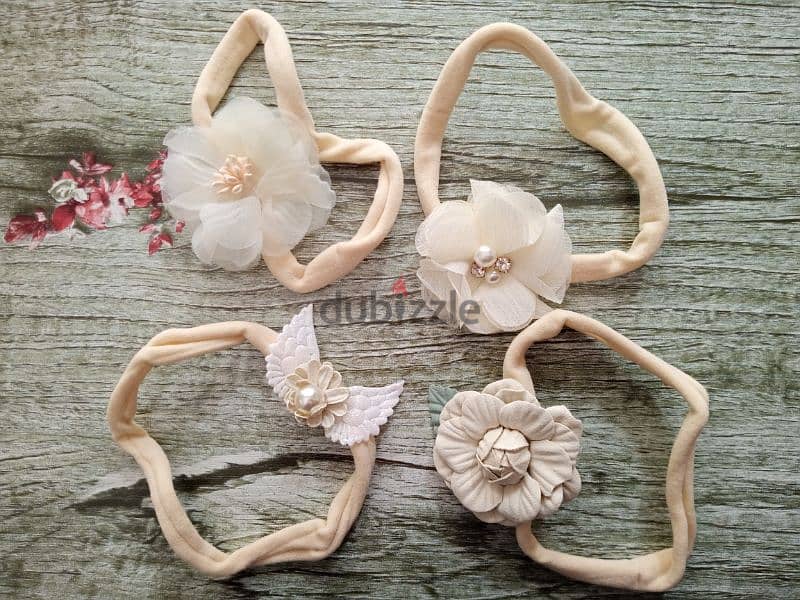 floral baby girl head bands 3