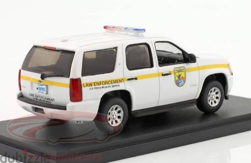 2012 Chevrolet Tahoe (Wildlife Service) diecast car model 1;43. 3