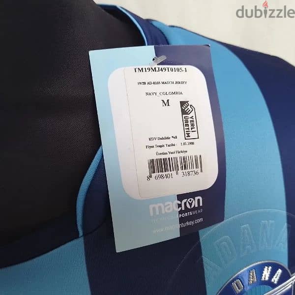 Original "Adana Demirspor" 2019/20 Home Player Issue Jersey Size Med 7