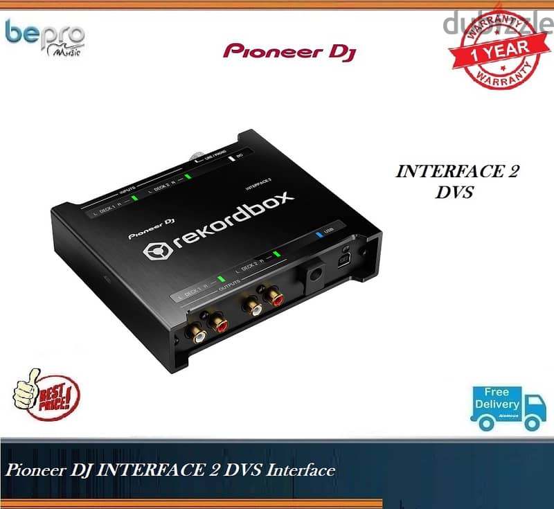 Pioneer DJ INTERFACE 2 DVS Interface,USB Audio Interface for rekordbox 0