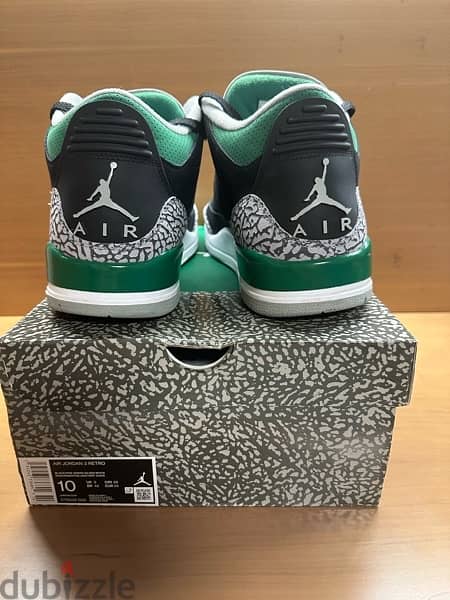 air Jordan 3 pine green size 44 2