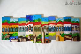 Wooden Block Paintings