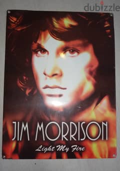 Jim Morrison Doors lead singer photo on tin plate 40*30 cm