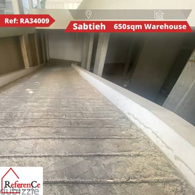 Warehouse for sale in sabtieh مستودع للبيع في السبتية