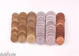 60 old lebanese coins 0